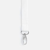 Лента для бейджа Pin, белая