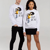 Толстовка «Меламед. Stevie Wonder», белая