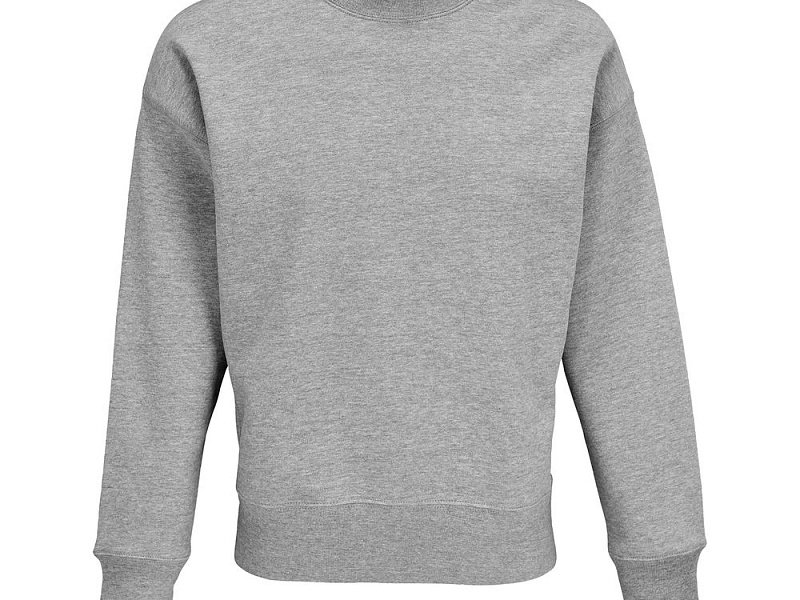 Свитшот унисекс Authentic, серый меланж