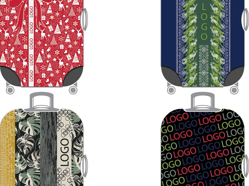 Чехол на чемодан Kansi на заказ, бифлекс 200