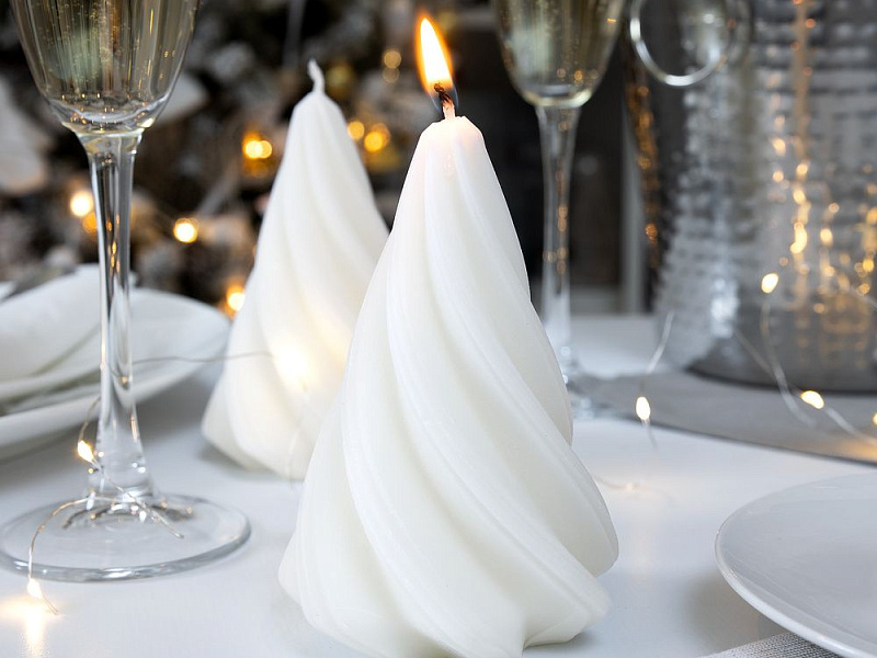 Свеча Sparklet, белая