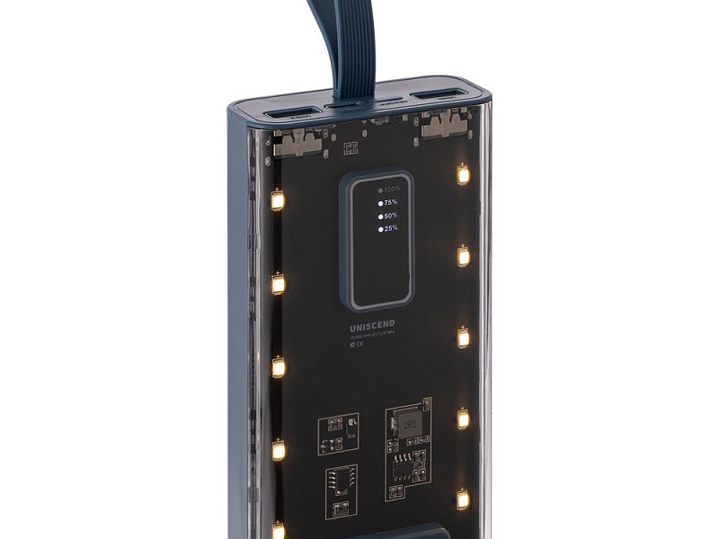 Аккумулятор Trellis Flat 10000 мАч, синий