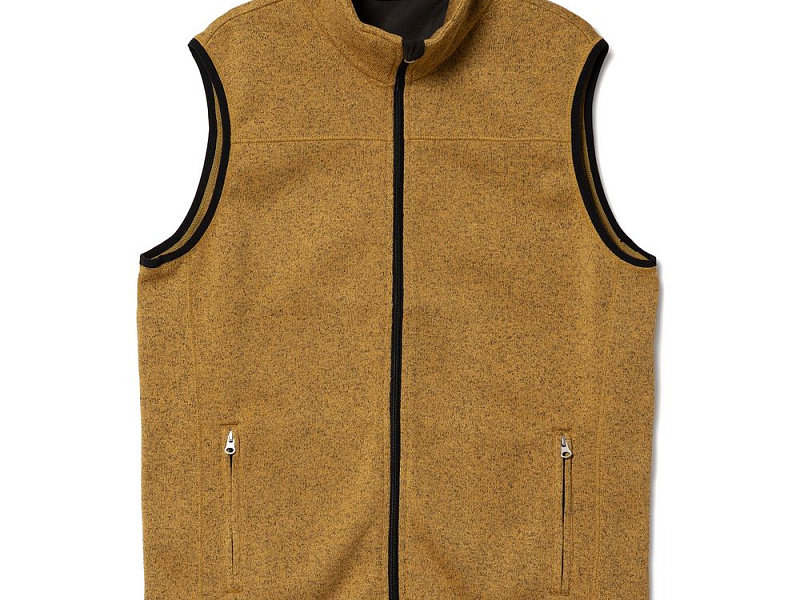 Жилет унисекс Gotland, горчичный