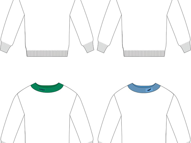 Вязаная горловина на заказ Puno