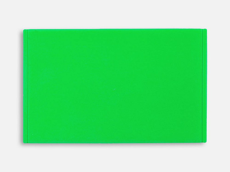 Лейбл из ПВХ Dzeta, ХL, зеленый неон