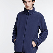 Куртка флисовая унисекс Nesse, темно-синяя