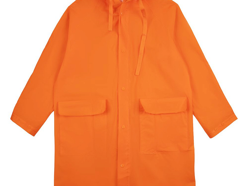 Дождевик детский RainDrop Kids, оранжевый