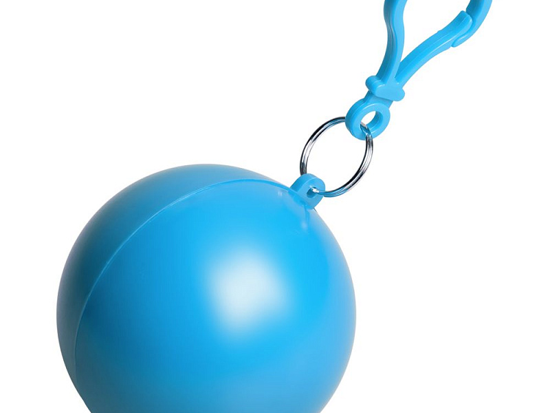 Дождевик в круглом футляре Nimbus, голубой