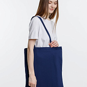 Холщовая сумка Optima 135, темно-синяя
