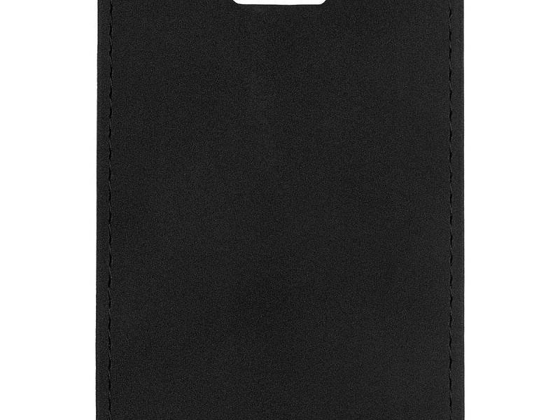 Чехол для пропуска Nubuk, черный