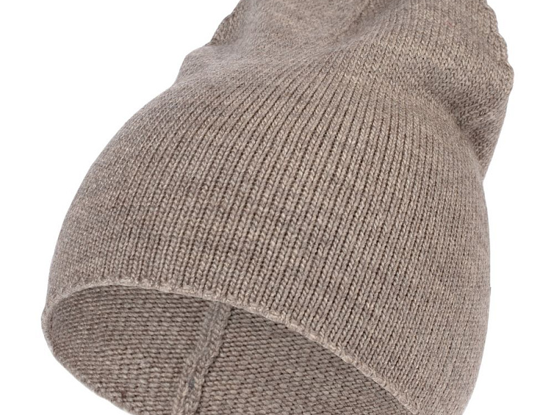 Шапка Dalia, светло-коричневая