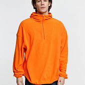 Анорак флисовый унисекс Fliska, оранжевый