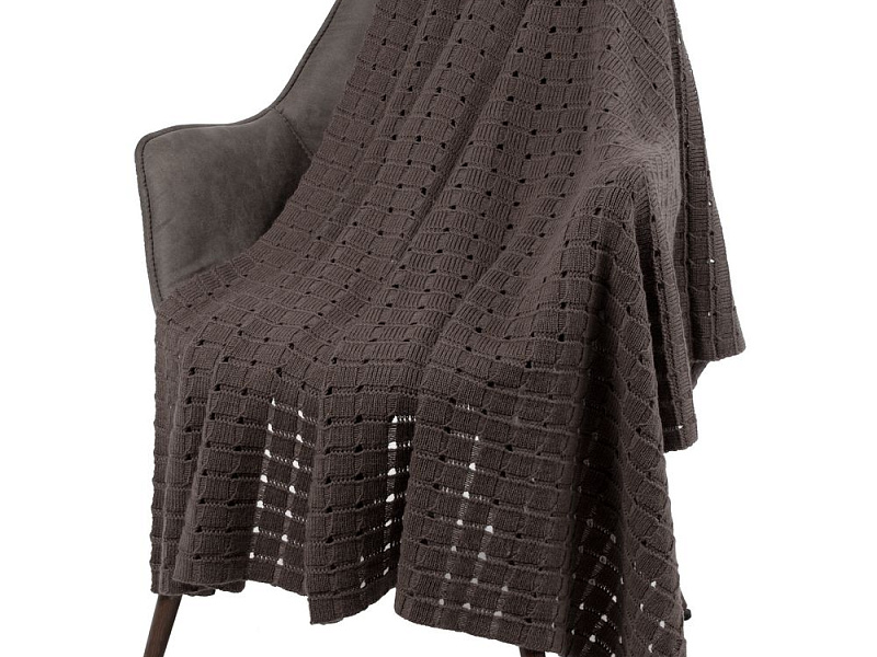 Плед Exquisito, коричневый