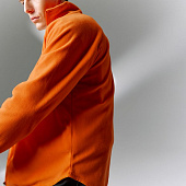 Куртка флисовая унисекс Fliska, оранжевая