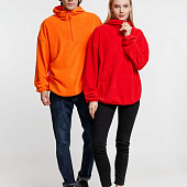 Анорак флисовый унисекс Fliska, оранжевый