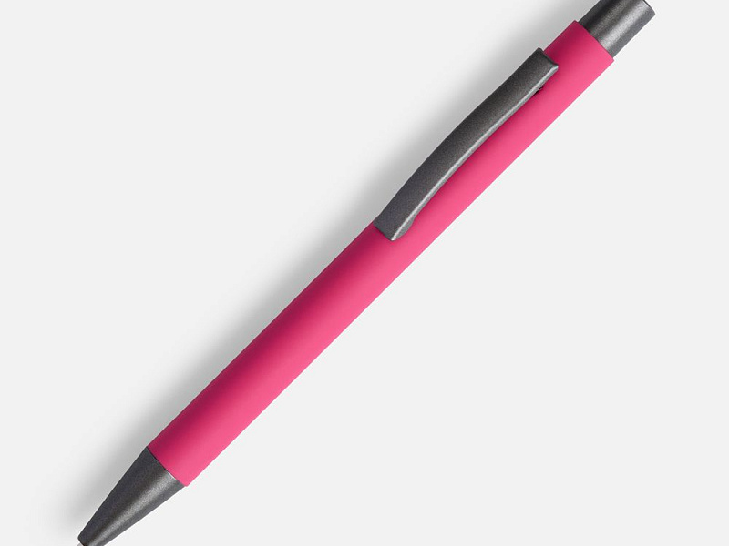 Ручка шариковая Atento Soft Touch, розовая