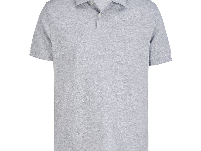 Рубашка поло унисекс Pacific, серый меланж