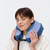 Дорожная подушка Piligrim, голубая