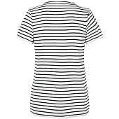 Футболка женская «Морские обитатели», белая с темно-синим