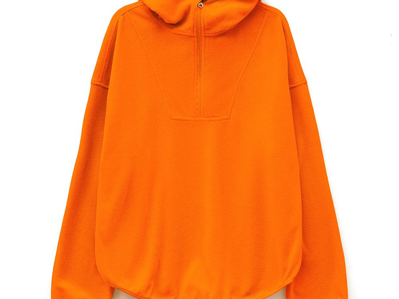 Анорак флисовый унисекс Fliska, оранжевый