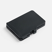 Органайзер для карт памяти и SIM с кардридером Multitask, черный