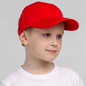 Бейсболка детская Capture Kids, красная