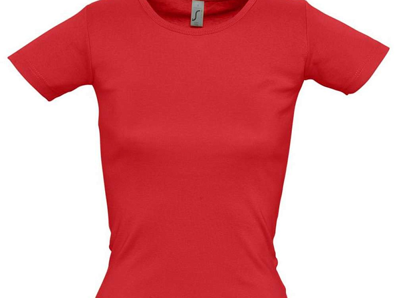 Футболка женская с круглым вырезом Lady 220 красная
