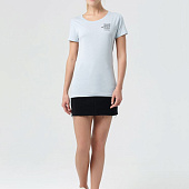 Футболка женская «Женщина хорошеет», голубая