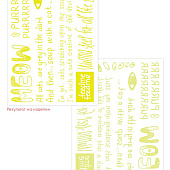 Набор масок для лица с термонаклейками Crazy World