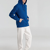 Толстовка с капюшоном унисекс King, ярко-синяя