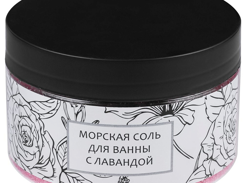 Соль для ванны Feeria в банке, с лавандой