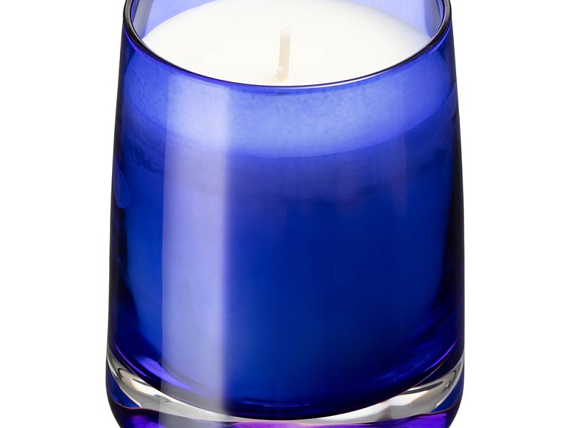 Ароматическая свеча Fragnola, пряная древесина и кардамон, темно-синяя