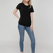 Футболка женская T-bolka Lady, черная