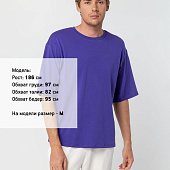 Футболка унисекс оверсайз Street Vibes, фиолетовая