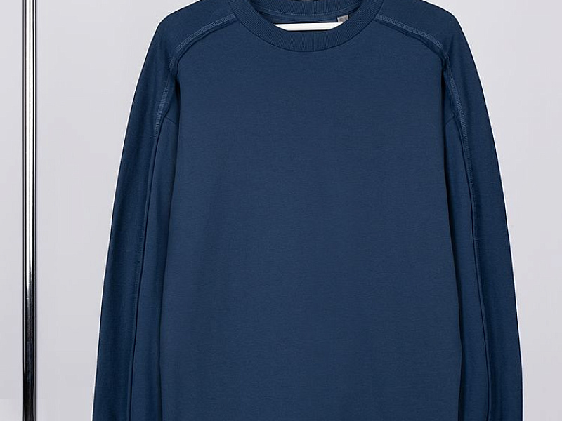 Свитшот унисекс Vozduh, темно-синий