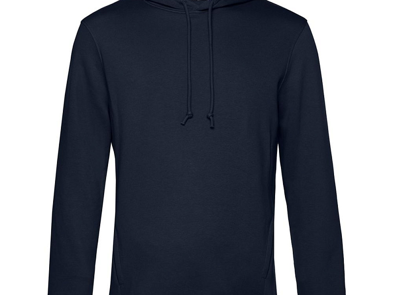 Толстовка с капюшоном унисекс BNC Inspire (Organic), темно-синяя
