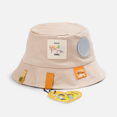 Квадратный шильдик на резинку Direct, матовый золотистый