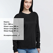 Футболка унисекс с длинным рукавом Pioneer LSL, черная