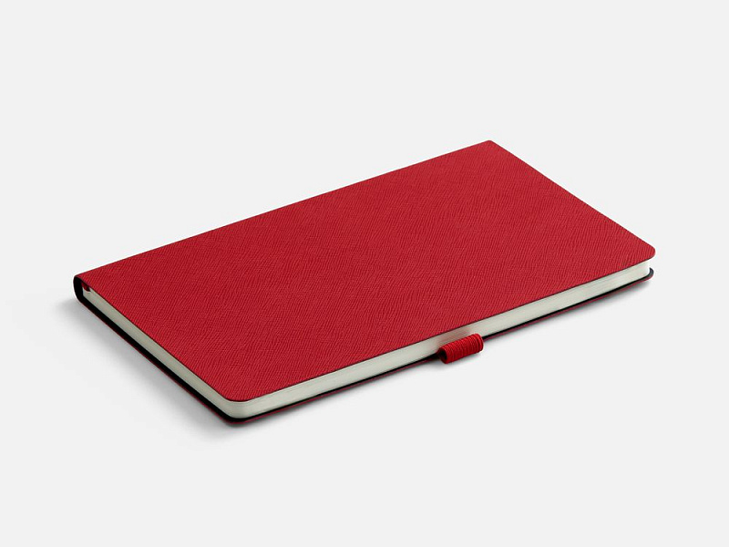 Ежедневник Lungo, недатированный, красный