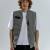 Жилет Hard Work, серый