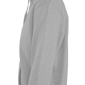 Толстовка мужская на молнии с капюшоном Seven Men, серый меланж