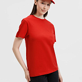 Футболка унисекс T-Bolka 180, красная