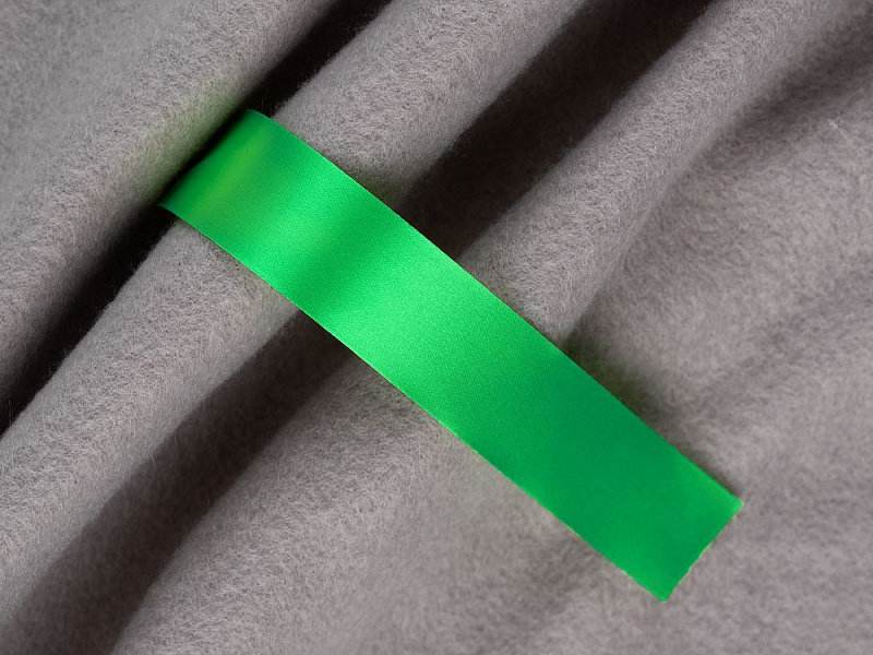 Лента сатиновая Satin 20 XXL, зеленая, 240 см