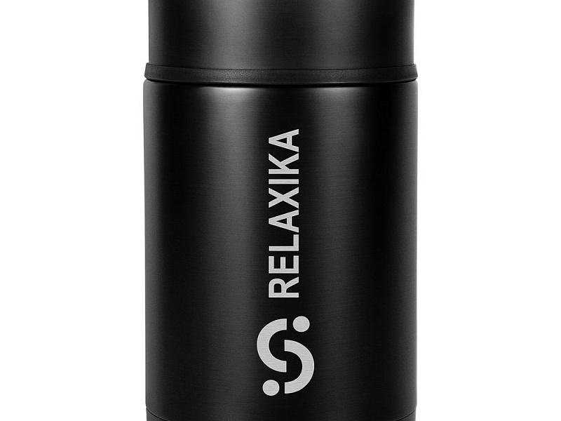 Термос для еды Relaxika 1000, черный
