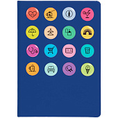 Ежедневник «История изобретений», недатированный, синий