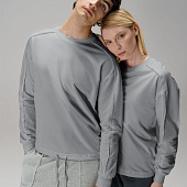 Свитшот унисекс Vozduh, светло-серый