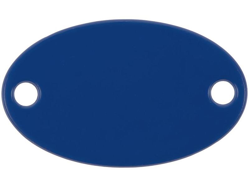 Шильдик металлический Alfa Oval, синий