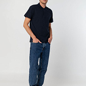 Рубашка поло мужская Summer 170, темно-синяя (navy)