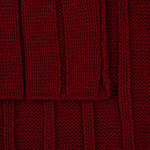 Плед Tressa, темно-красный