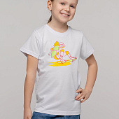 Футболка детская Skateboard, белая